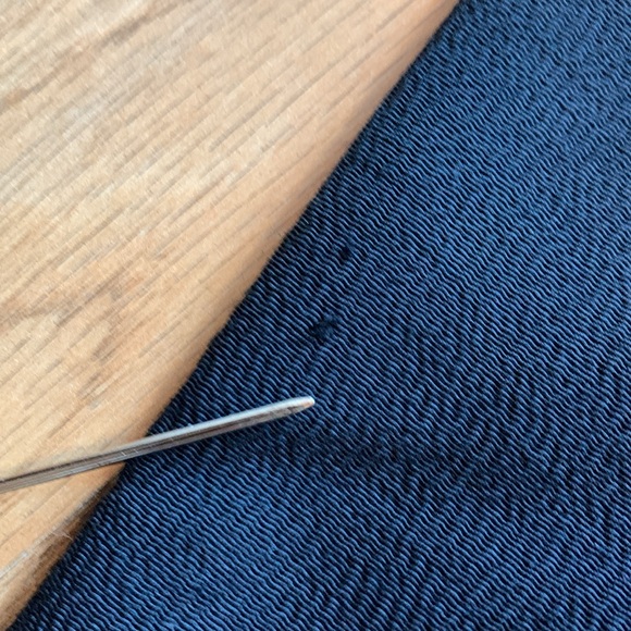 Vintage 1980’s/1990’s Nina K, whimsy goth long sleeve solid black jacket. Size L - Picture 8 of 17